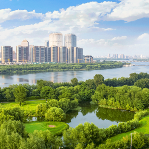 沈阳城市面貌一河两岸风光