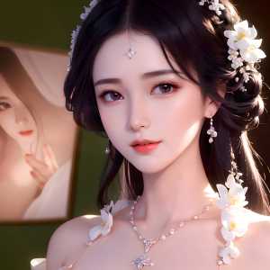 好看的ai古风动漫美女电脑高清壁纸